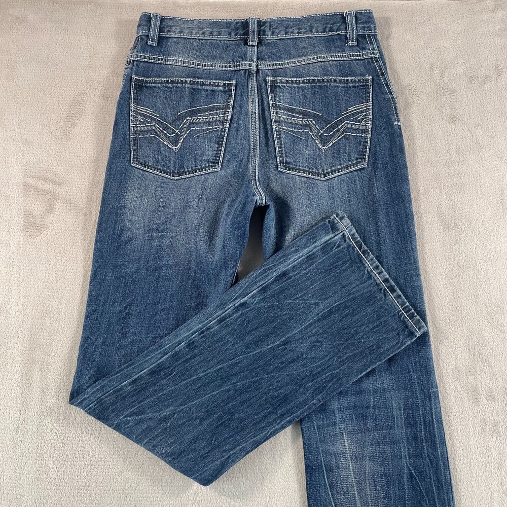 Wrangler 20X Jeans Women 16 (28x31) Blue BootCut Western CowGirl Contrast Stitch